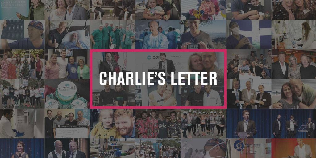 Charlie's Letter « Charlie Teo Foundation