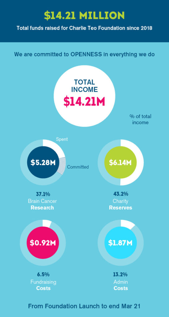 Our financials « Charlie Teo Foundation